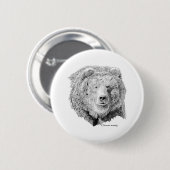 Grizzyくま 缶バッジ (正面&裏面)