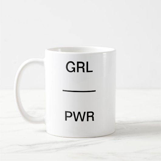 GRL PWRのマグ コーヒーマグカップ (左)