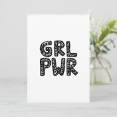 GRL PWRガールパワータイポグラフィアート (スタンド正面)