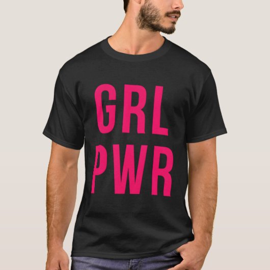 Grl Pwrパワーフェミニス Tシャツ (正面)