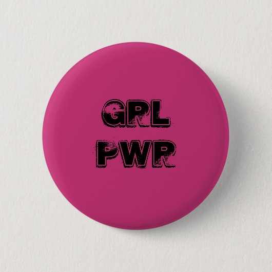 GRL PWRピン 缶バッジ (正面)