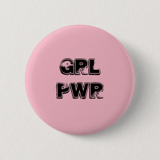 GRL PWRピン 缶バッジ (正面)
