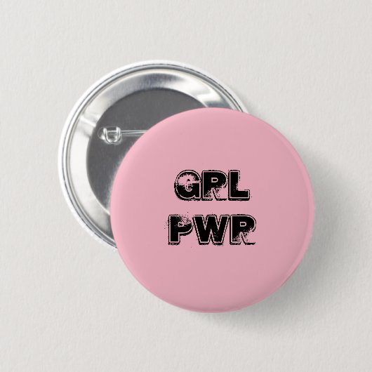 GRL PWRピン 缶バッジ (正面&裏面)