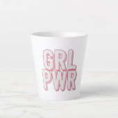 GRL PWR カフェラテマグ (正面)