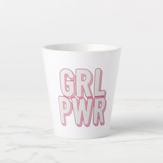 GRL PWR カフェラテマグ (正面)