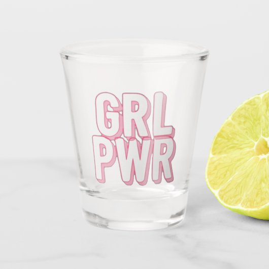 GRL PWR ショットグラス (正面)