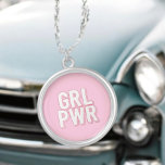 GRL PWR シルバープレートネックレス<br><div class="desc">GRL PWR</div>