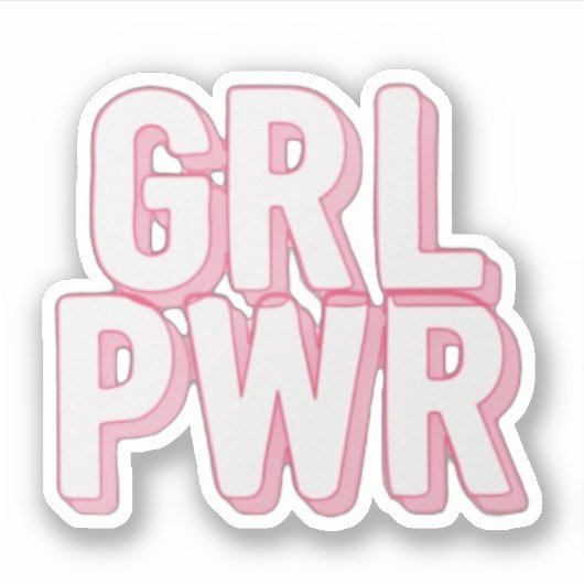 GRL PWR シール (正面)