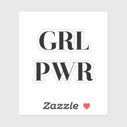 GRL PWR シール (シート)