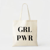 GRL PWR トートバッグ (正面)