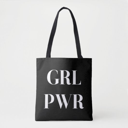 GRL PWR トートバッグ (正面)