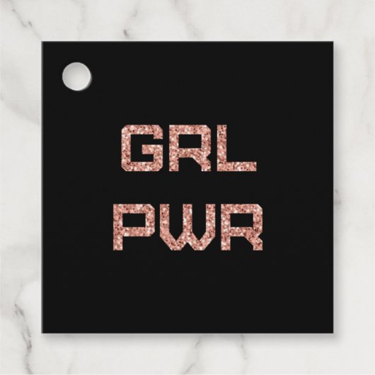 GRL PWR - フェイバータグ (正面)