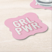 GRL PWR ペーパーコースター (アングル)