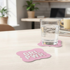 GRL PWR ペーパーコースター