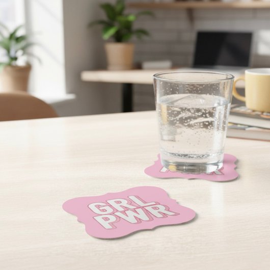 GRL PWR ペーパーコースター