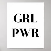GRL PWR ポスター (正面)