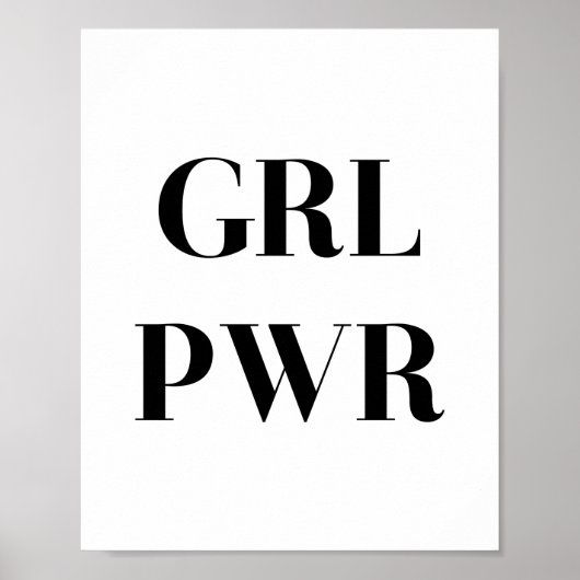 GRL PWR ポスター (正面)
