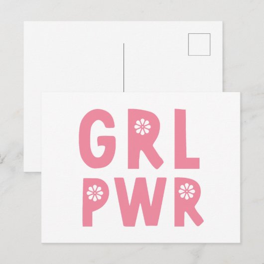 Grl pwr ポストカード (正面/裏面)