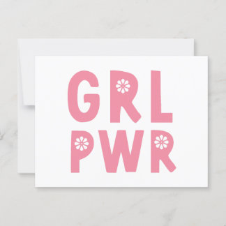 Grl pwr ポストカード