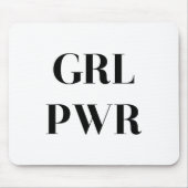GRL PWR マウスパッド (正面)