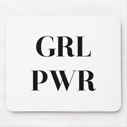 GRL PWR マウスパッド (正面)