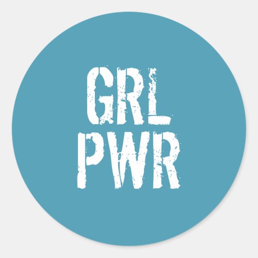 GRL PWR - ラウンドシール (正面)
