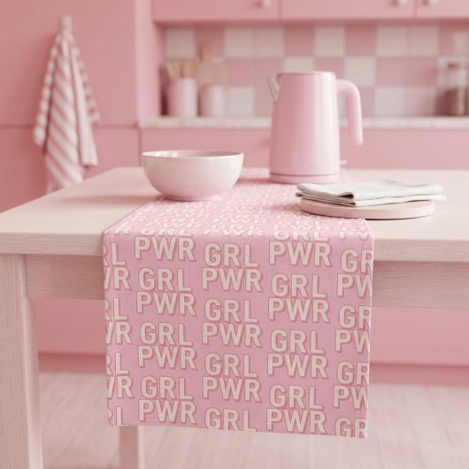 GRL PWR ロングテーブルランナー