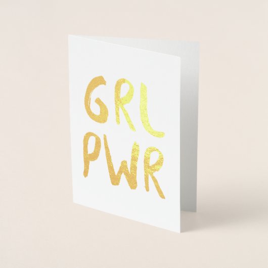 GRL PWR 箔カード (正面)