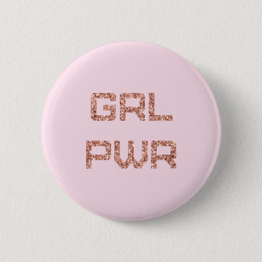 GRL PWR - 缶バッジ (正面)