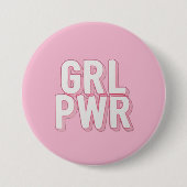 GRL PWR 缶バッジ (正面)