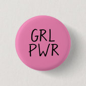 GRL PWR | Badge 缶バッジ (正面)
