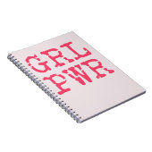 GRL PWR (girlpower)ノートブック ノートブック (右側)