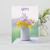 GRMAアイルランド語サンキューカード(花あり) サンキューカード (スタンド正面)