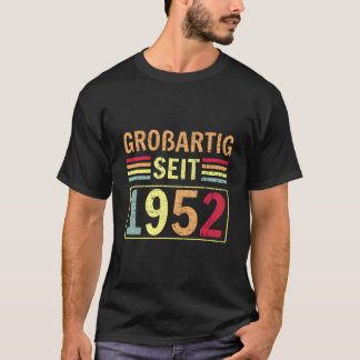 Groãÿig Seit 1952 Greeting Birth B-Day Tシャツ