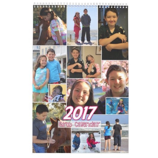 Grobのカレンダー カレンダー (裏面)