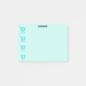 Grocery cart post it note reminder ポストイット (正面)