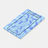 Grocery List Dinosaur Post it Notes ポストイット (アングル)