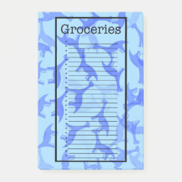 Grocery List Dinosaur Post it Notes ポストイット