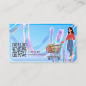 Grocery Store Business Card – Fresh Market For You 名刺 (裏面)