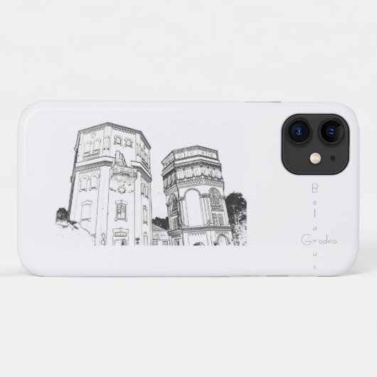 Grodno Hrodnaベラルーシ建築iPhone 11ケース Case-Mate iPhoneケース (裏面(横))