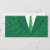 Groen klavertje vier blaadjes. St. Patrick's Day (正面)
