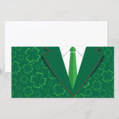 Groen klavertje vier blaadjes. St. Patrick's Day (正面/裏面)