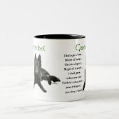 Groendaelベルギーシェプドッグギフト ツートーンマグカップ (中央)