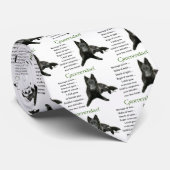 Groendaelベルギーシェプドッグギフト ネクタイ (ロール)