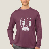 Groggy Glitch Face トライブレンドＴシャツ (正面)