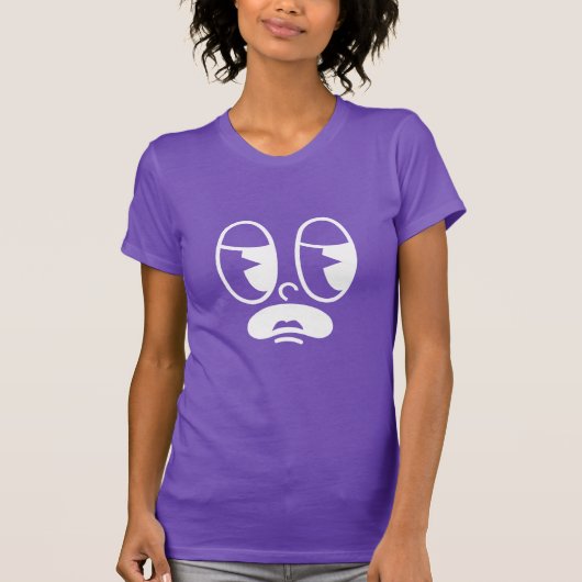 Groggy Glitch Face Tシャツ (正面)