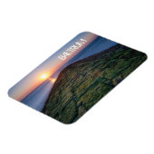 Groin, Breakwater, Baltrum Island, East Frisia Po マグネット (左側)