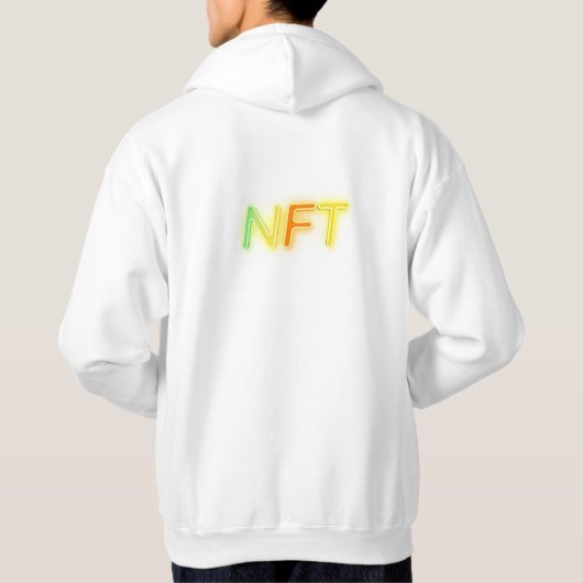 Grok NFTsフード付TシャツコレクションTシャツ パーカ (裏面)