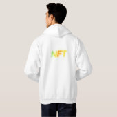 Grok NFTsフード付TシャツコレクションTシャツ パーカ (裏面フル)
