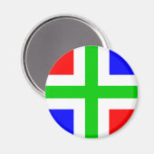 Groningen、オランダ マグネット (正面/裏面)